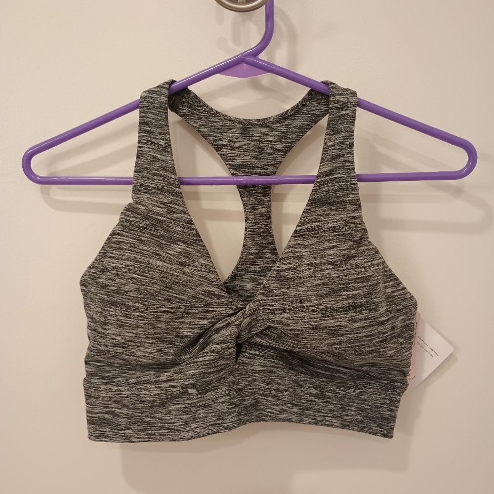 Victoria's Secret heathered grey sports bra